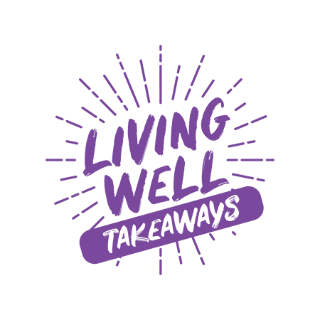 Living Well Takeaways - Logo