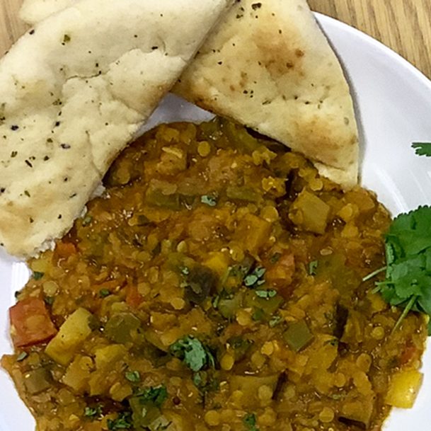 Red Lentil and Sweet Pepper Curry