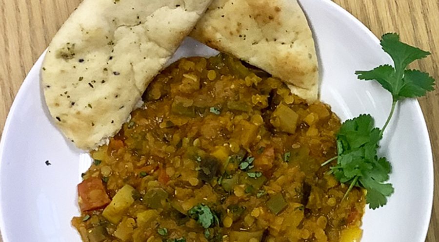 Red Lentil and Sweet Pepper Curry