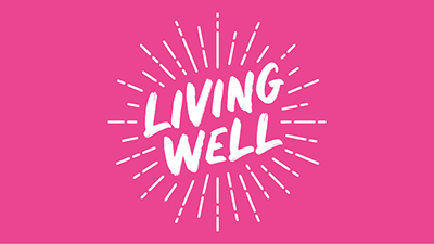 Living Well Logo - Reversed