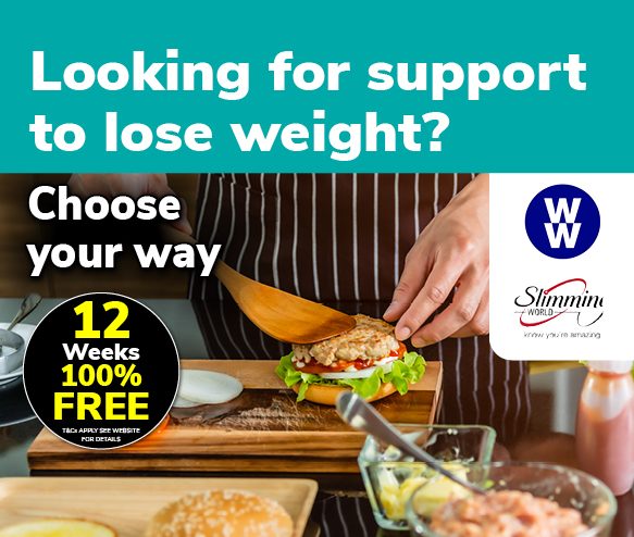Looking for support to lose weight advert