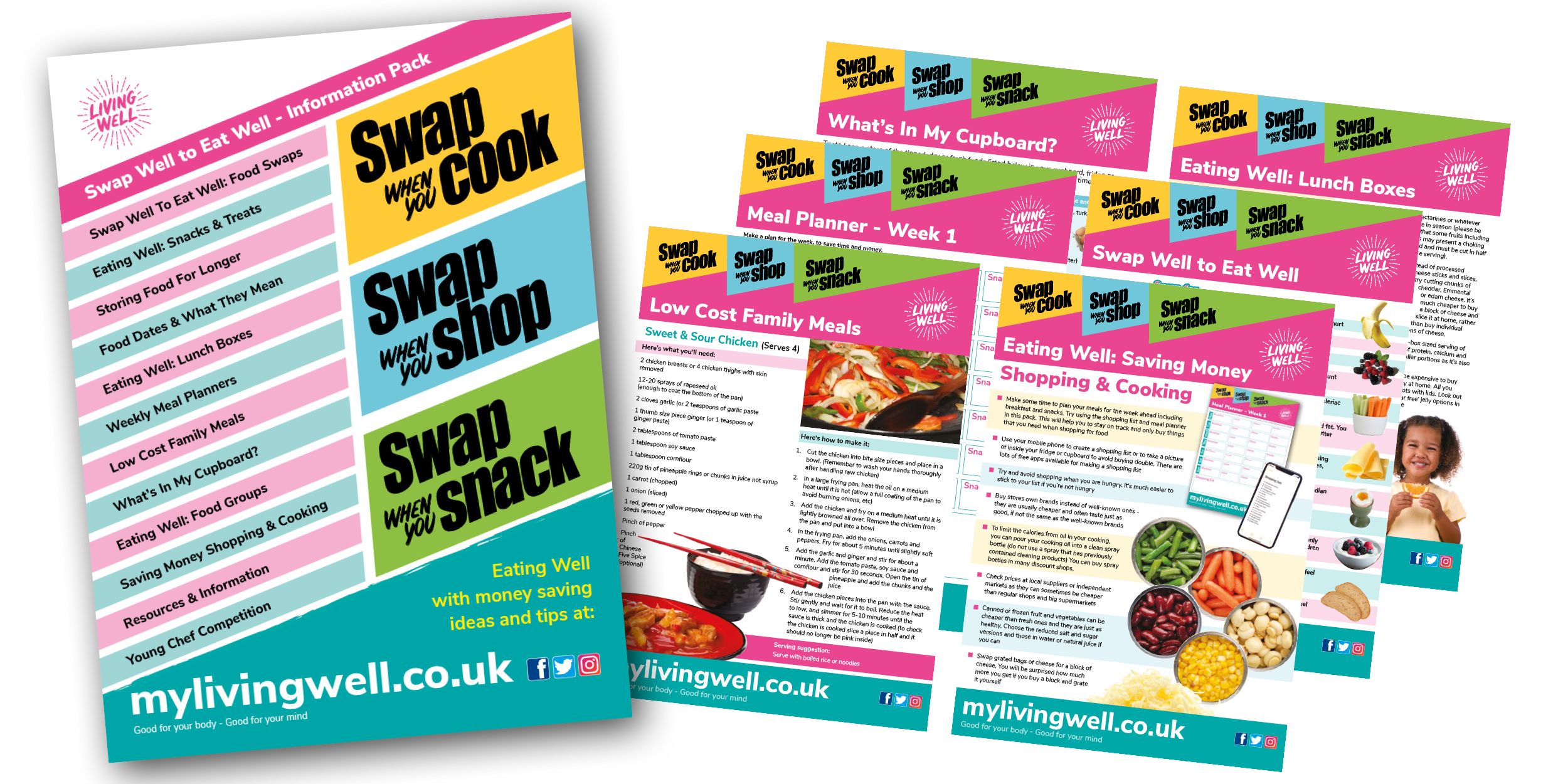 Swap Well to Eat Well Leaflets