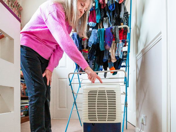 Using a dehumidifier
